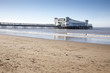 The Grand pier and beach at Weston Super Mare, Somerset