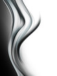 Awesome Black White Waves Design