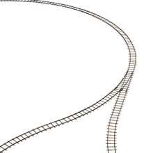 3d Render Of Railway Track