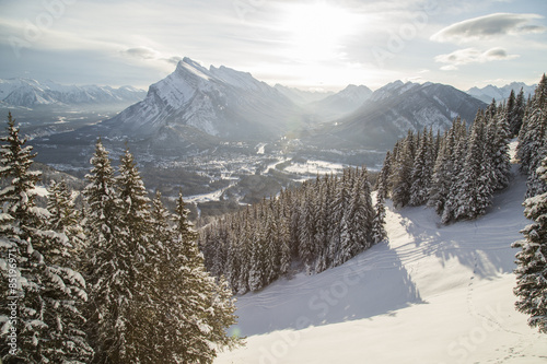 Banff Townsite from Mt Norquay