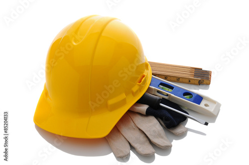 Valokuva  Hard Hat With Tools