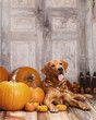 Fall Dog Portrait