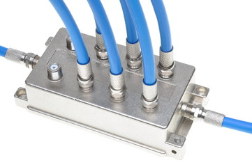 Poster - Coaxial cables with tv splitter