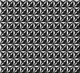Poster - abstract modern seamless pattern black