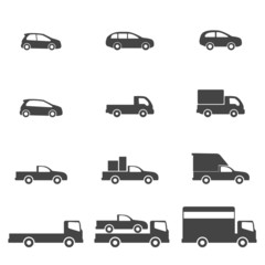 Sticker - car icons