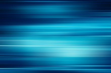 Digitally Generated Image Of Blue Light And Stripes Moving Fast