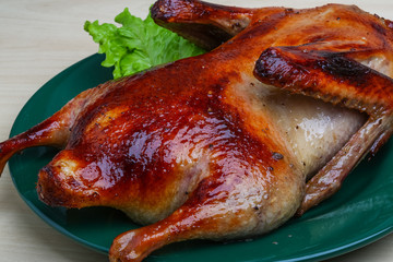 Roasted duck