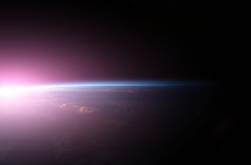 Wall Mural - planet earth from the space. some elements of this image furnished by nasa
