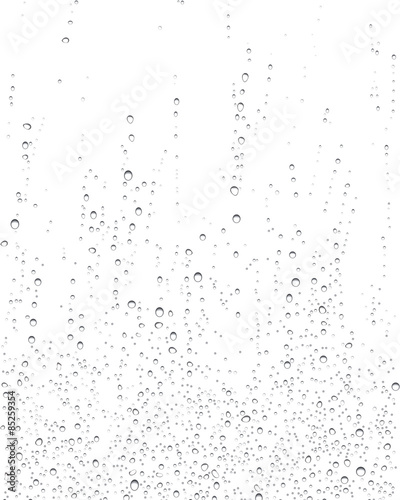Dekoracja na wymiar  krople-deszczu