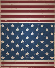 Wall Mural - Happy 4th july card