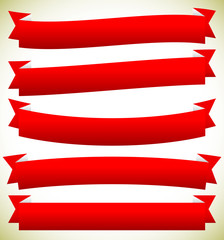 Poster - Set of banner backgrounds with blank space for your message. Edi