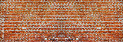 Naklejka na drzwi Brick wall panaroma