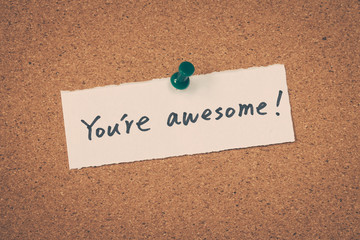 Wall Mural - you're awesome
