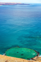 Wall Mural - Underwater Crater Vertical in Galapagos