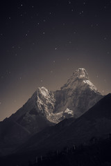 Wall Mural - ama dablam in the night