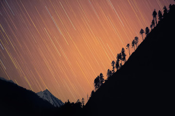 Wall Mural - star fall