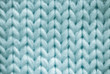 Blue knitted textured background