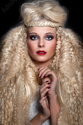Plakat na zamówienie Curls (Elisabeth Hegedüs)