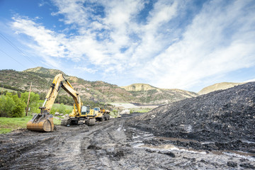 Mining machines, coal and infrastructure