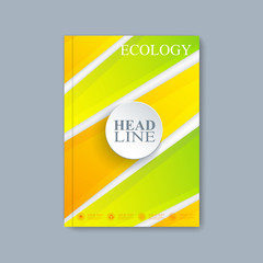 Poster - Modern template layout brochure, magazine, flyer, booklet, cover