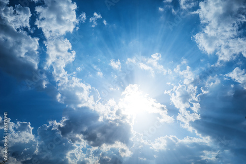 Photo Beautiful clouds and blue sky