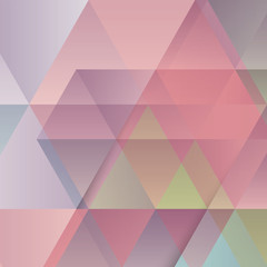 Wall Mural - Abstract geometric background, modern triangular design