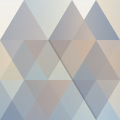 Wall Mural - Abstract geometric background, modern triangular design