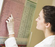 © Westend61 - Young lab technician looking at test list