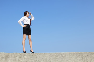 Wall Mural - Successful business woman look