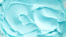 Close Up Of Creamy Blue Ice Cream