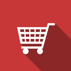 Poster - cart flat design modern icon
