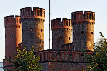 Sticker - Friedrichsburg gate on a summer evening, Kaliningrad, Russia