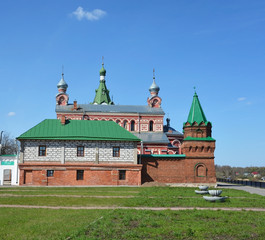 Wall Mural - Staraya Ladoga St. Nicholas monastery on the banks of the Volkhov river