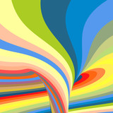 Fototapeta Tęcza - Abstract swirl background. Vector illustration. 