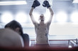 © Westend61 - Boxing athlete standing victorious over his opponent