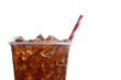 Closeup Cola with Straw