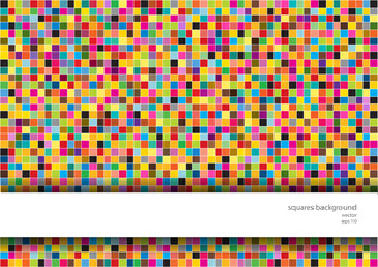 bright vector squares background