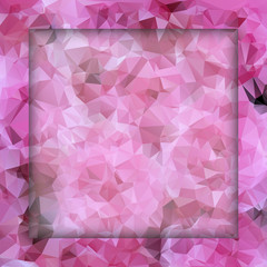 Wall Mural - polygon pink pattern