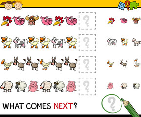 education game with farm animals