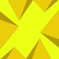 Canvas Print - background with yellow triangles