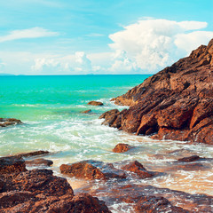 Canvas Print - Rocky Shore