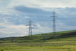 © mrstam - Electrical poles in a field
