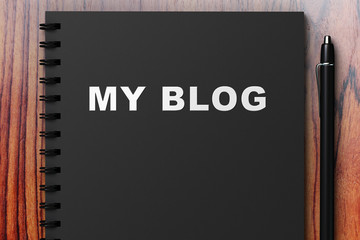 Aufkleber - diary with my blog