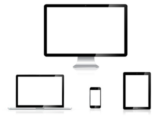 Poster - Modern digital tech device collection