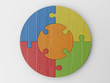 colored puzzle pieces