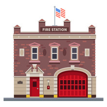 Building Of Fire Station
