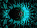 Fototapeta Perspektywa 3d - abstract fractal art