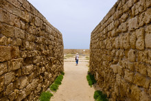 Old Walls Of Acre Fort, Israel