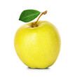 yellow apple Isolated on a white background