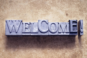 Wall Mural - welcome